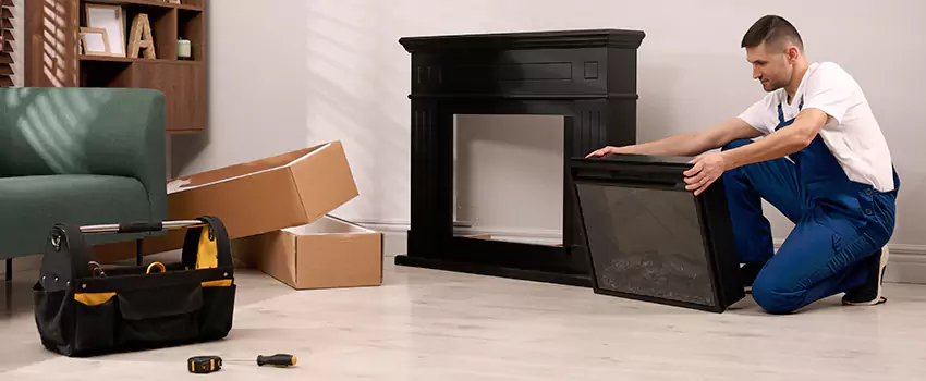 Old Rusted Metal Fireplace Repair And Replacement in Center Point, AL