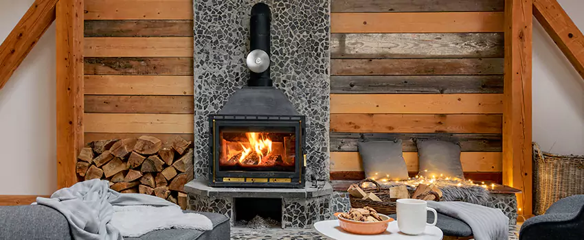 Thelin Hearth Products Direct Vent Gas Stove Fireplace Inspection in Center Point, Alabama
